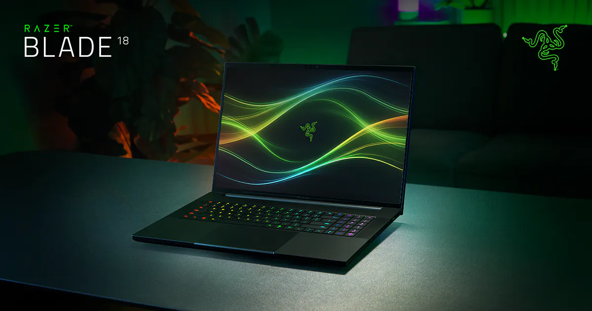 Razer Blade 18 flagship gaming laptop