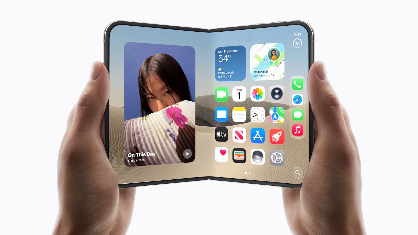 The foldable iPhone Duo, $1,999, arriving October 23