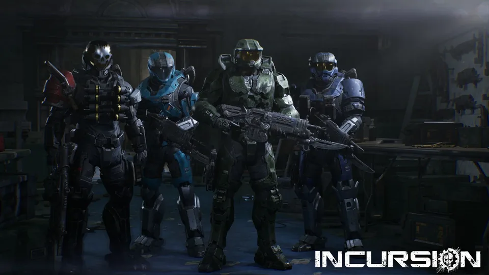 Halo’s Master Chief and Noble Team invade Gears of War: E-Day via PC mods