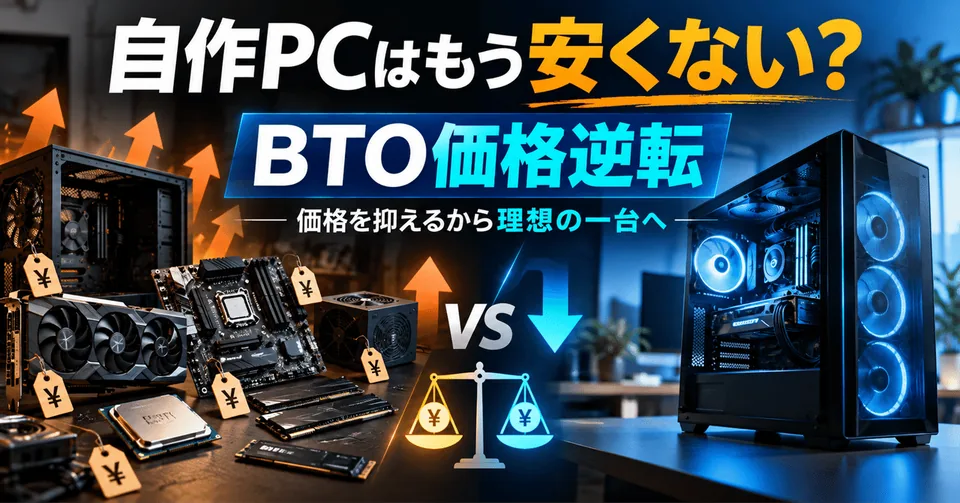 Are Custom PCs No Longer Cheap? The Possibility of BTO Price Reversal and the Value of the 'Ideal Machine' to Consider in 2026