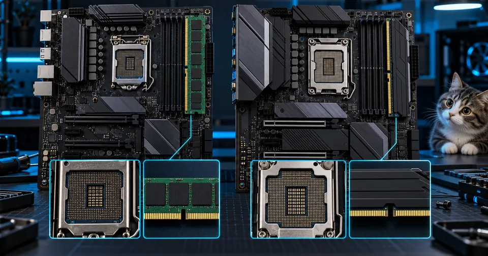 DDR4 vs. DDR5 in BTO PCs: Can you just swap the memory later? CPUs and motherboards to check before buying